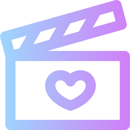 película romántica icono gratis