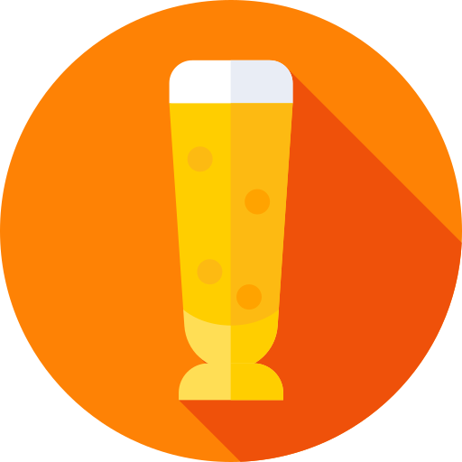 Beer Flat Circular Flat icon