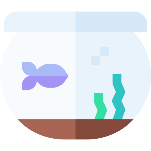 bocal à poisson Icône gratuit