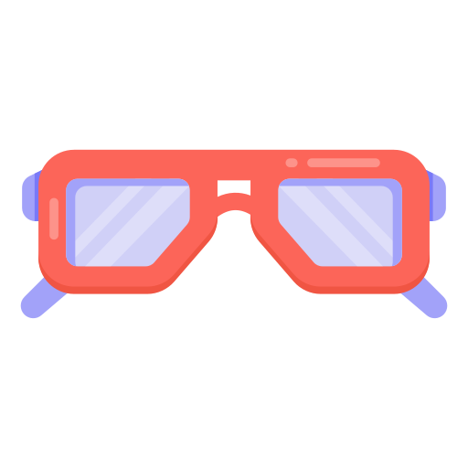 gafas 3d icono gratis