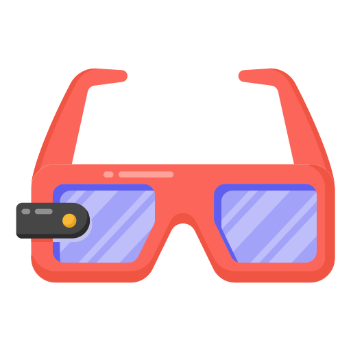 gafas 3d icono gratis