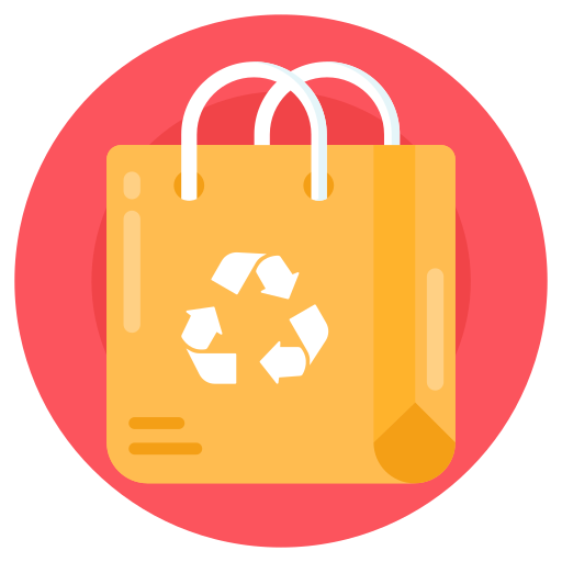 bolsa de reciclaje icono gratis