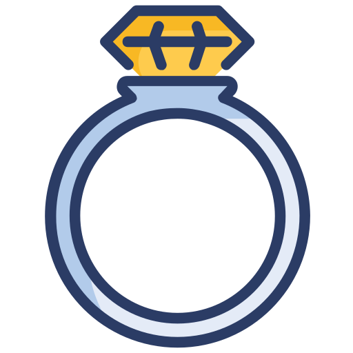 Wedding ring Generic Outline Color icon