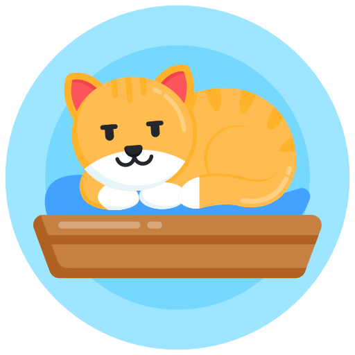 cama para mascotas icono gratis