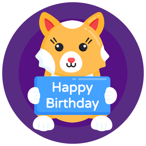 feliz cumpleaños icono gratis