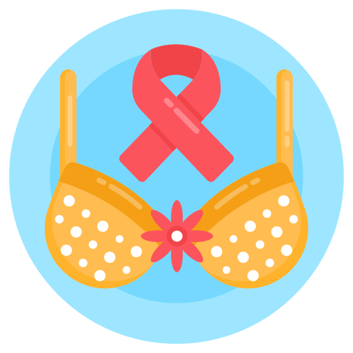 cáncer de mama icono gratis
