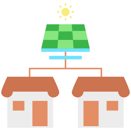 energía solar icono gratis