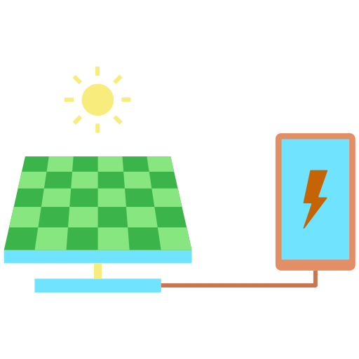 energía solar icono gratis