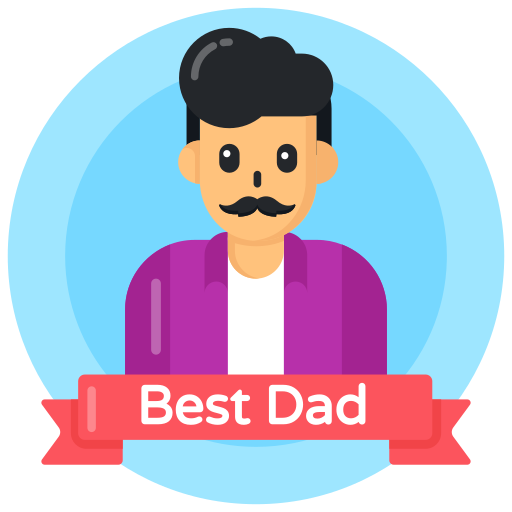 el mejor padre icono gratis