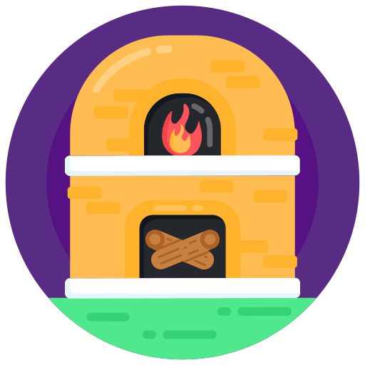 chimenea icono gratis