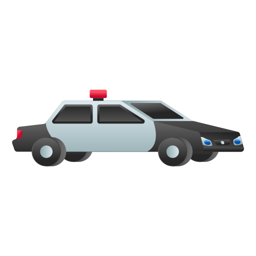 carro de policia grátis ícone