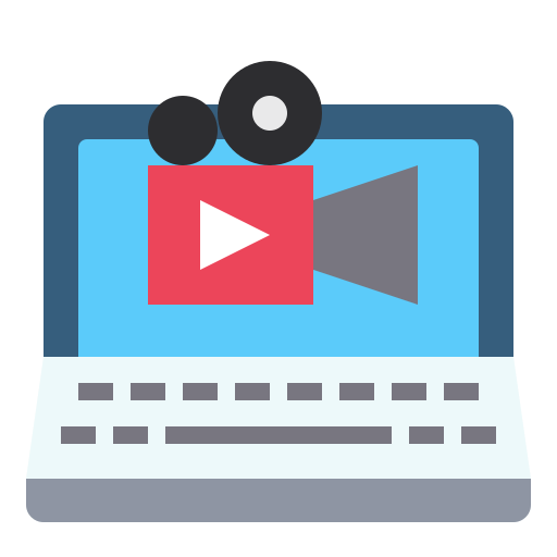 Video camera Payungkead Flat icon