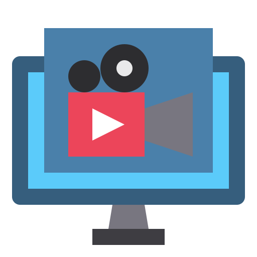 Video camera Payungkead Flat icon