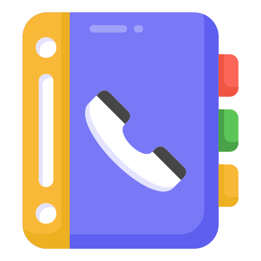 전화 번호부 무료 아이콘