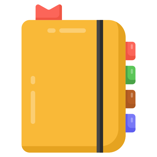 libreta de contactos icono gratis