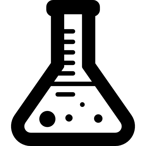 fiole de chimie avec liquide à l'intérieur Icône gratuit