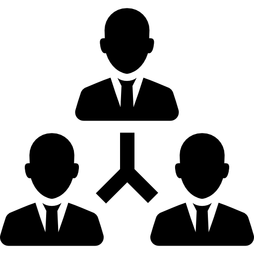 Workers connections symbol - Free people icons