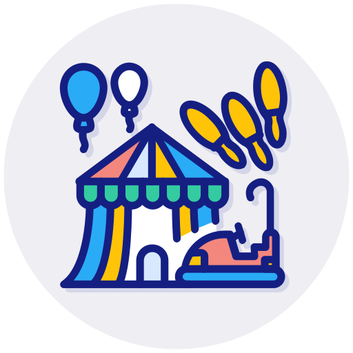 fête foraine Icône gratuit fête foraine Icône gratuit