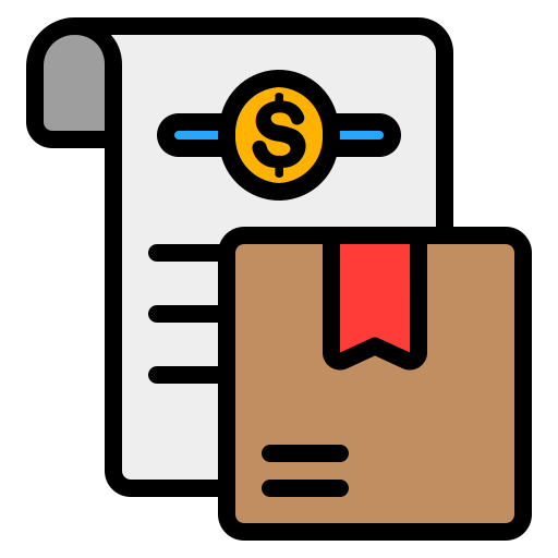 Invoice Generic Outline Color icon