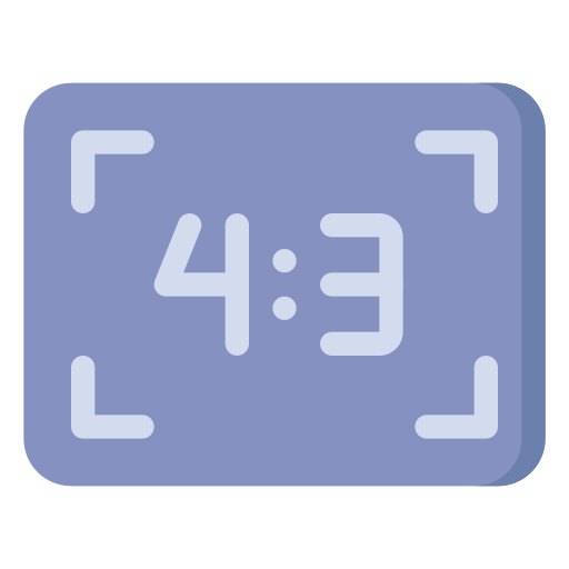 Aspect ratio Generic Flat icon