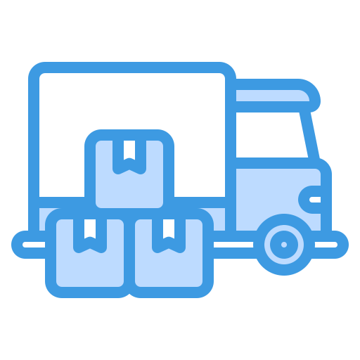 Delivery truck Generic Blue icon