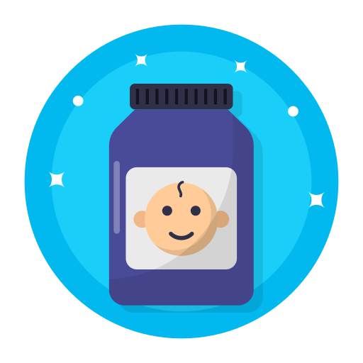 talco para bebés icono gratis