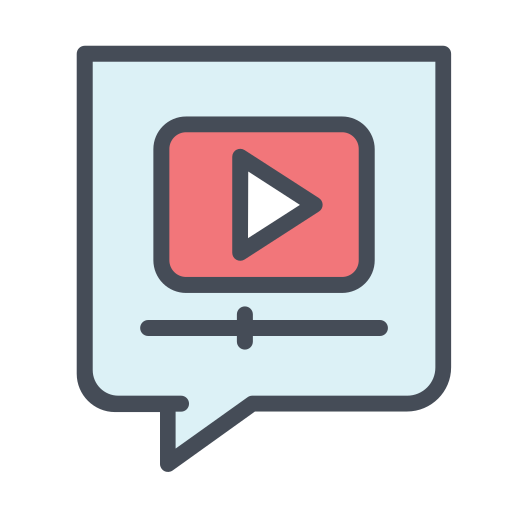 reproductor de video icono gratis