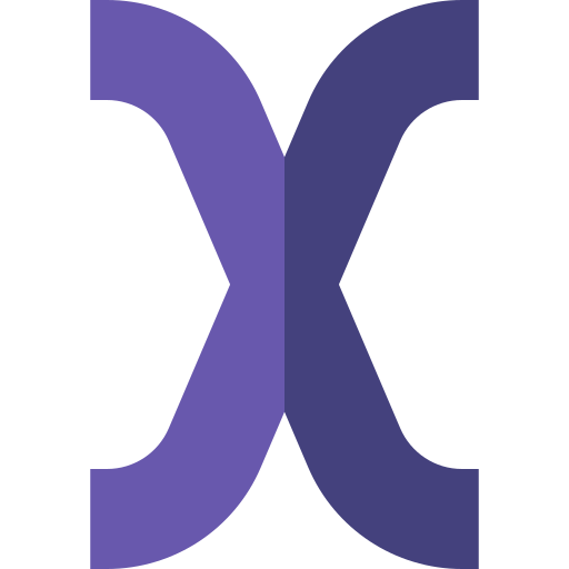 X Basic Straight Flat icon