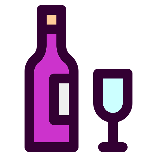 vino icono gratis