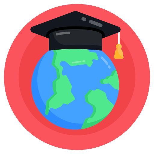 educación global icono gratis