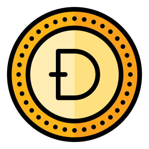 Dogecoin Generic Outline Color icon