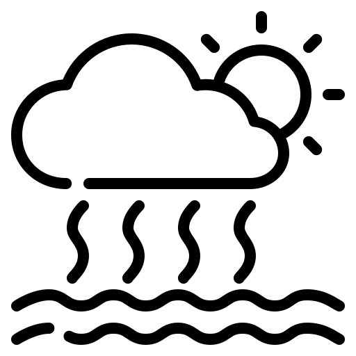 Evaporation free icon