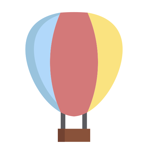 Hot air balloon Generic Flat icon