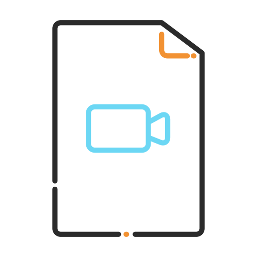 archivo de vídeo icono gratis