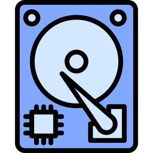 Hard disk Generic Blue icon