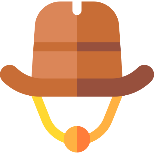 sombrero de vaquero icono gratis