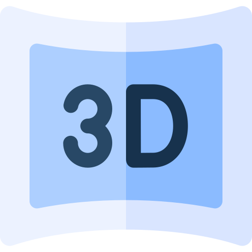 pelicula 3d icono gratis