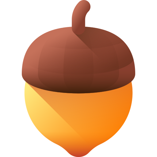 Acorn 3D Color icon