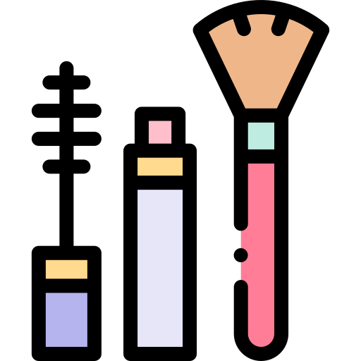 Make up Detailed Rounded Lineal color icon