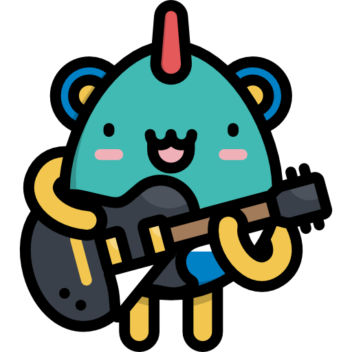 guitarrista icono gratis