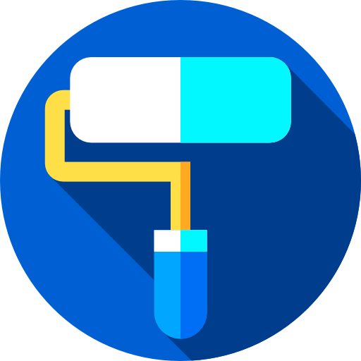 rodillo icono gratis