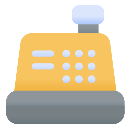 Cashier machine free icon