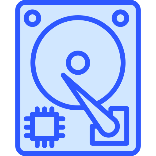 Hard disk icon Generic Blue