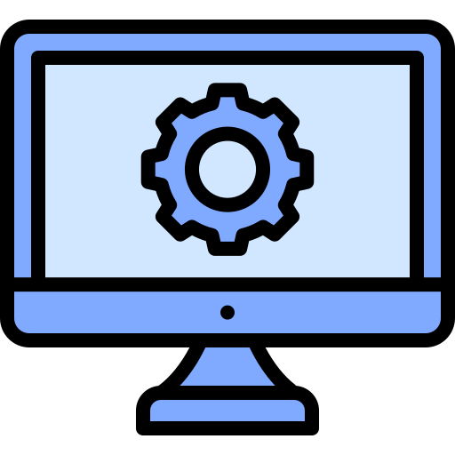 Computer Generic Blue icon