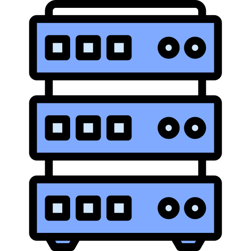 Server Generic Blue icon