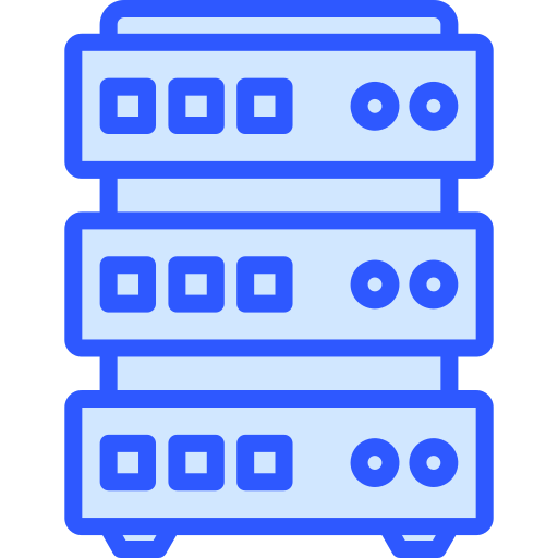 Server icon Generic Blue