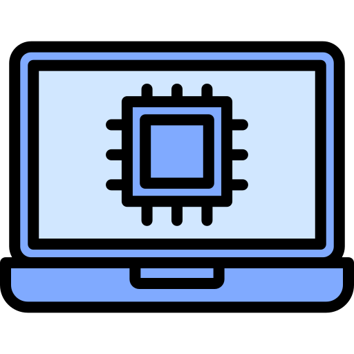 Laptop Generic Blue icon