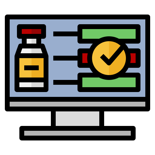 investigación y desarrollo icono gratis