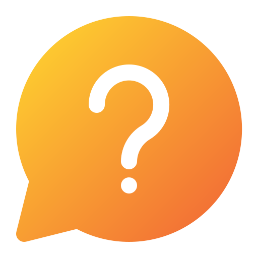 Question Generic Flat Gradient icon