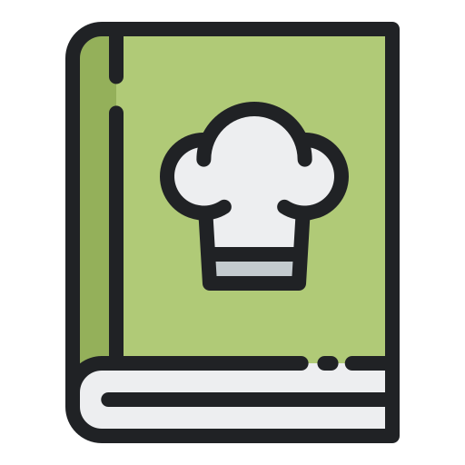 libro de cocina icono gratis